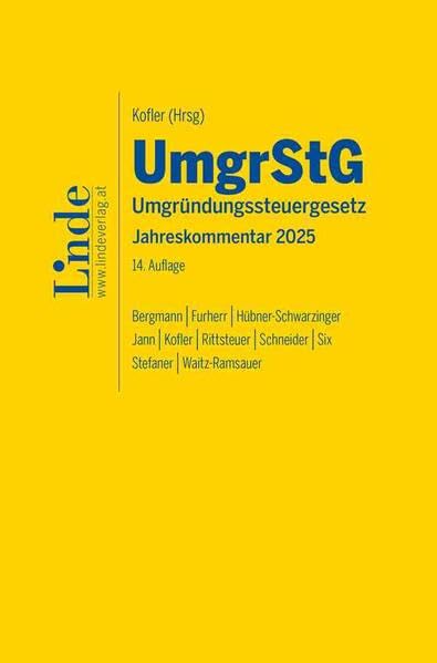UmgrStG | Umgründungssteuergesetz 2025: Jahreskommentar Law