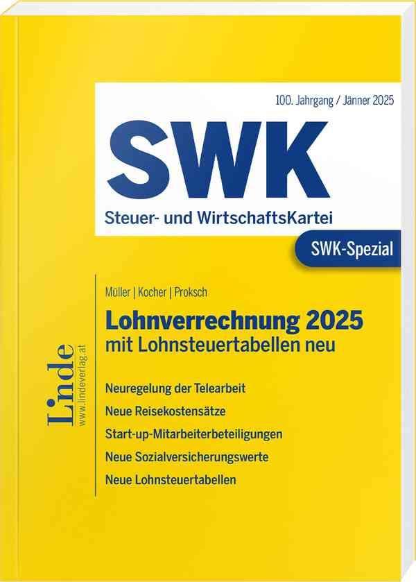 SWK-Spezial Lohnverrechnung 2025 Law