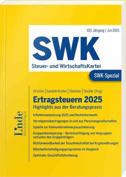 SWK-Spezial Ertragsteuern 2025 Law