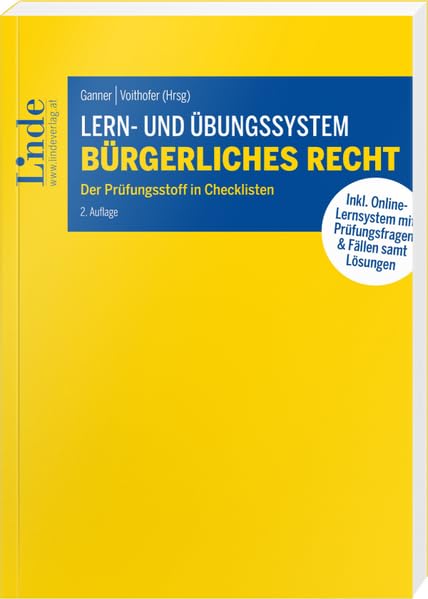 Lern- und Übungssystem Bürgerliches Recht (Linde Lehrbuch) Law
