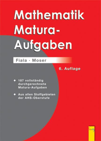 Mathematik-Maturaaufgaben (Fiala u. a.) Study Guides