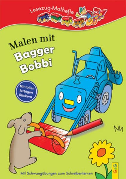 Product Image: LESEZUG/ Malbuch: Malen mit Bagger Bobbi