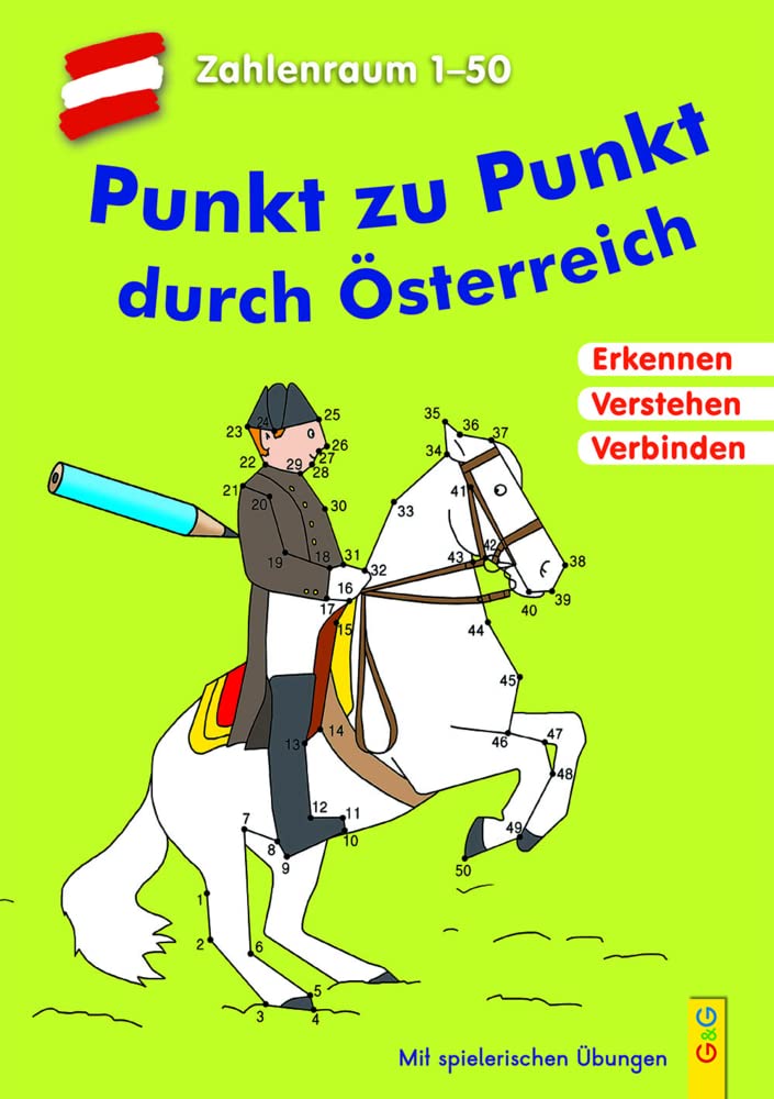 LESEZUG/ Malbuch: Punkt zu Punkt durch Österreich Tiptoi & Games