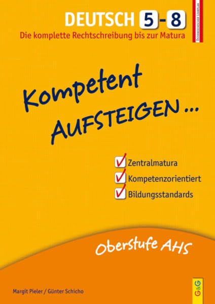 Kompetent Aufsteigen Deutsch 5 - 8 Study Guides