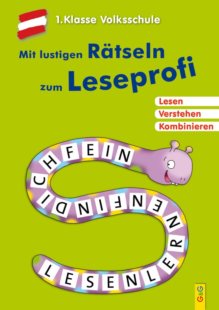Mit lustigen Rätseln zum Leseprofi - 1. Klasse Volksschule: Lesen. Verstehen. Kombinieren. Study Guides