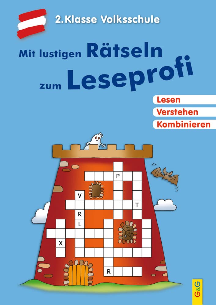 Mit lustigen Rätseln zum Leseprofi - 2. Klasse Volksschule: Lesen. Verstehen. Kombinieren. Study Guides
