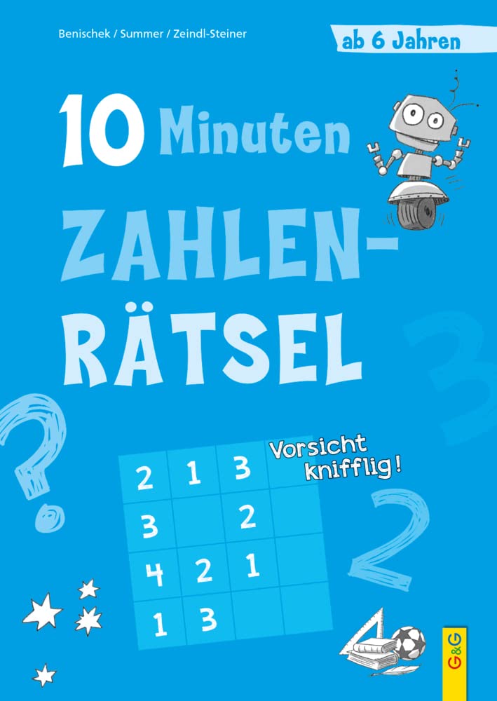 10-Minuten-Zahlenrätsel ab 6 Jahren Non-fiction