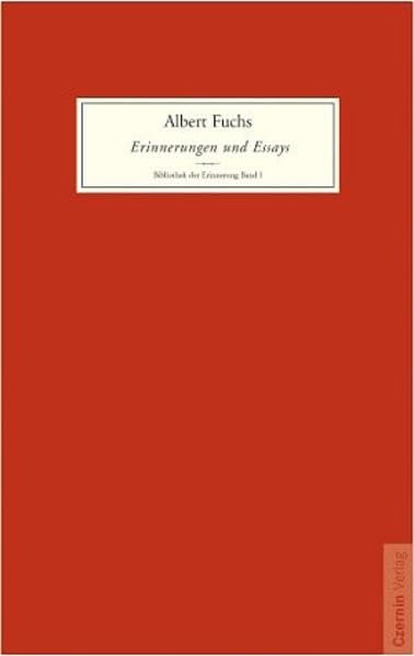 Erinnerungen und Essays Essays & Short Stories