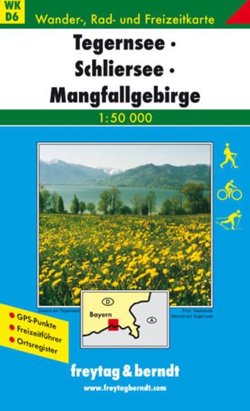 Freytag Berndt Wanderkarten, Tegernsee, Schliersee, Mangfallgebirge: 1:50000 (freytag & berndt Wander-Rad-Freizeitkarten) Leisure, Home & Garden