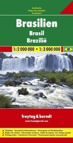 Freytag Berndt Autokarten, Brasilien: Road Map Leisure, Home & Garden