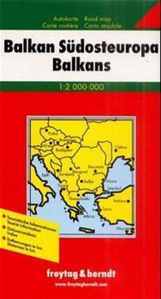 Freytag Berndt Autokarten, Balkan, Südosteuropa: 1:2 Mill. (freytag & berndt Auto + Freizeitkarten) Leisure, Home & Garden