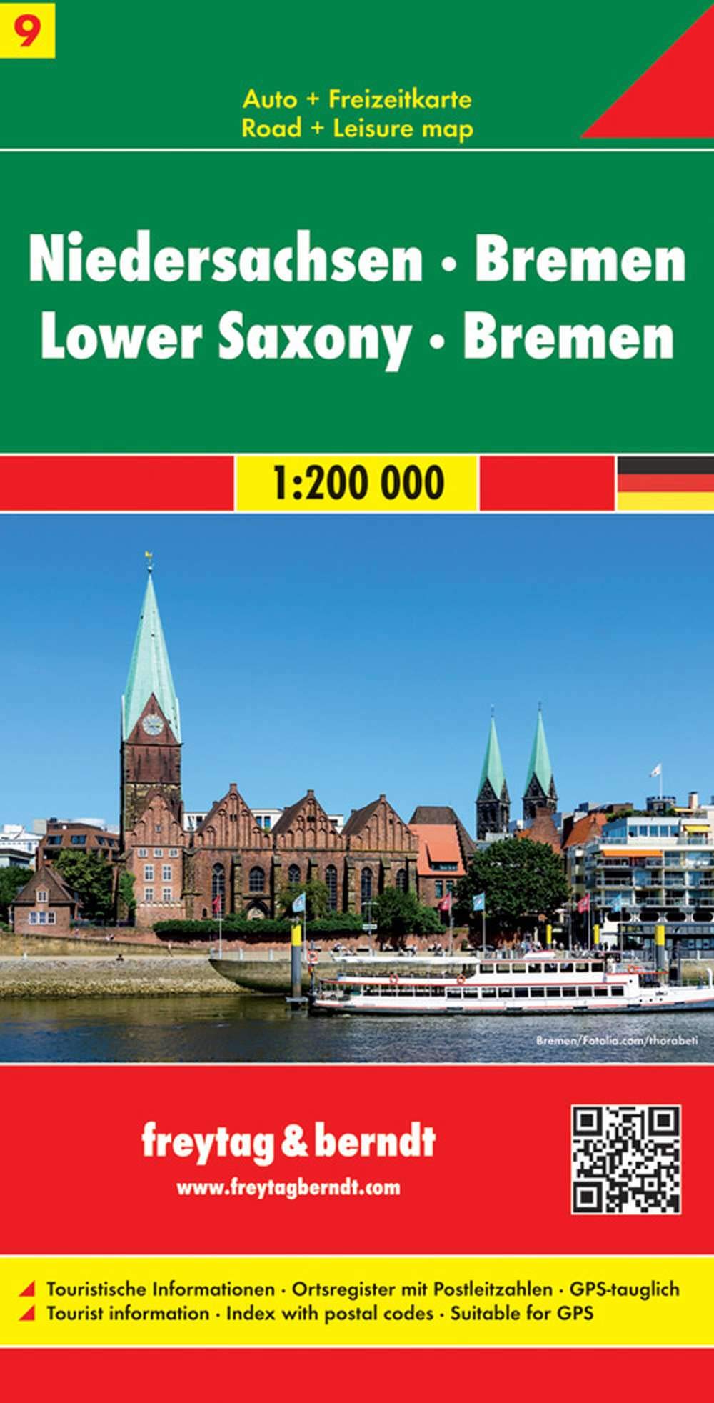 Deutschland 09 Niedersachsen, Bremen 1 : 200 000 Leisure, Home & Garden