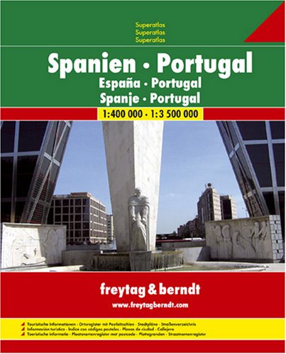 Freytag Berndt Atlanten, Superatlas Spanien, Portugal: 1:400000 (freytag & berndt Autoatlas) Leisure, Home & Garden