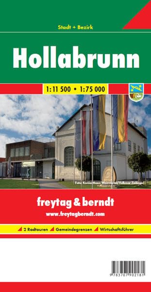 Freytag Berndt Bezirkskarten, Hollabrunn - Maßstab 1:11 500 - 1:75 000 Leisure, Home & Garden