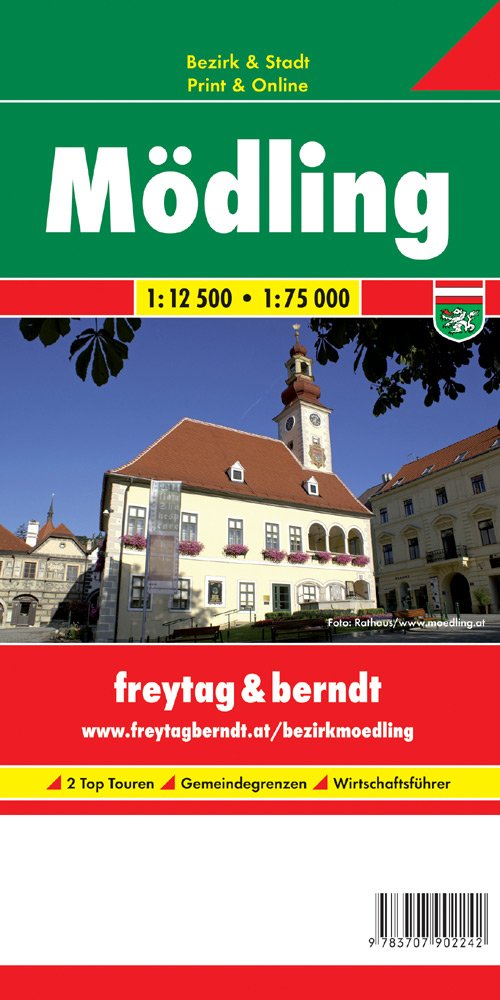Freytag Berndt Bezirkskarten, Mödling - Maßstab 1:25 000 - 1:75 000 Leisure, Home & Garden