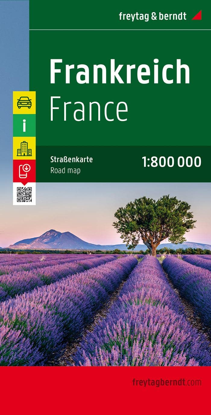 Frankreich 1 : 800 000 Strassenkarte book