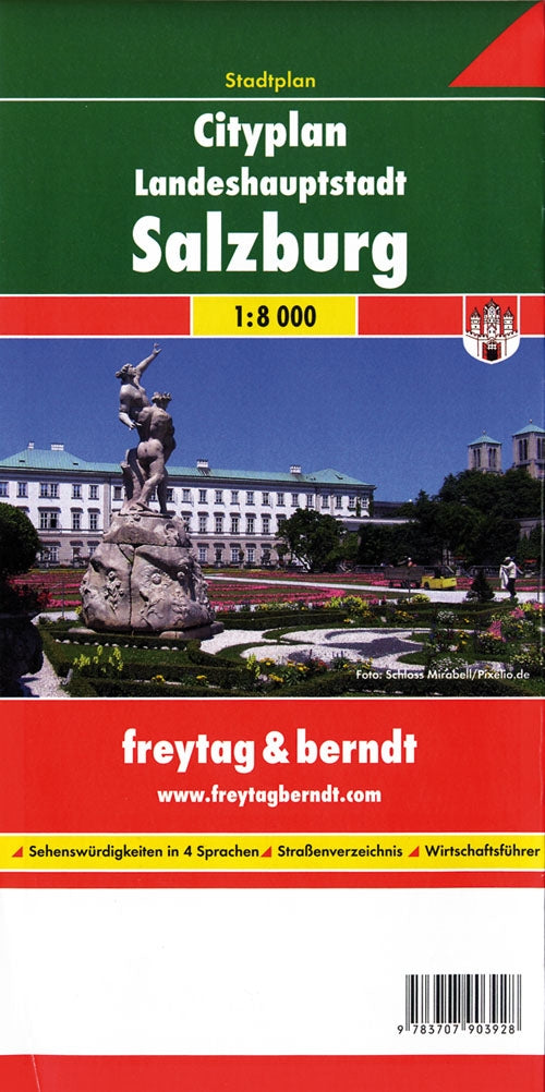 Cityplan Landeshauptstadt Salzburg: 1:8000. Ortsplan (Small city map, Band 58) Leisure, Home & Garden