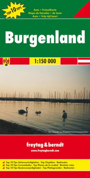 Burgenland: 1:150000 (freytag & berndt Auto + Freizeitkarten) Leisure, Home & Garden