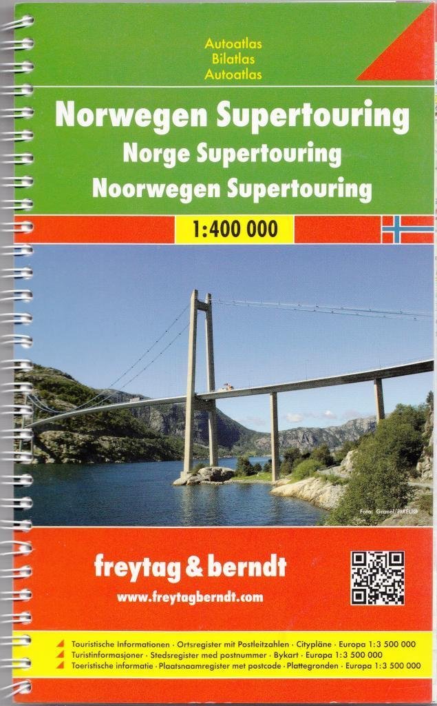 Norwegen Supertouring Autoatlas: 1:400000 (freytag & berndt Autoatlas) Leisure, Home & Garden