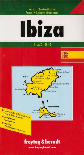 Ibiza: 1:40000: Auto- und Freizeitkarte. Mit tourist. Informationen, Autofähren, Marinas Leisure, Home & Garden