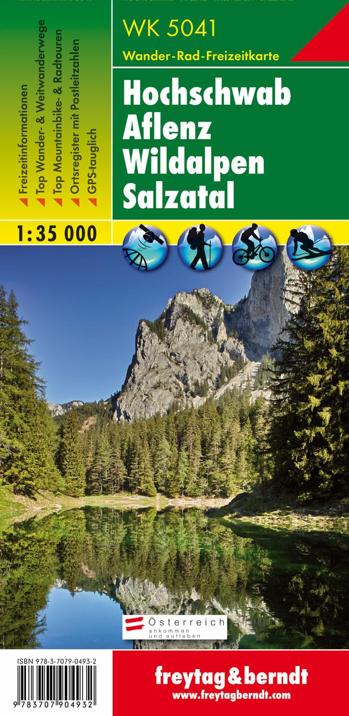 Hochschwab, Aflenz, Wildalpen, Salzatal 1 : 35 000. WK 5041 book