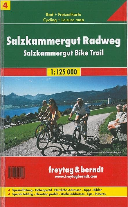 Salzkammergut Radweg, Radkarte 1:125.000: Höhenptofil, Nützliche Adressen, Tipps, Bilder. Dtsch.-Engl. (freytag & berndt Radkarten, Band 4) Leisure, Home & Garden