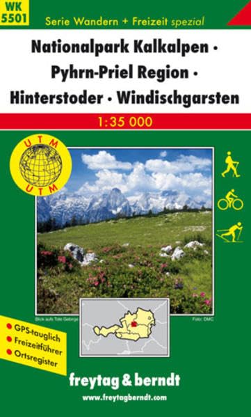 Nationalpark Kalkalpen - Pyhrn Priel Region - Hinterstoder - Windischgarsten: 1:35000 (Wander Karte, Band 5501) Leisure, Home & Garden