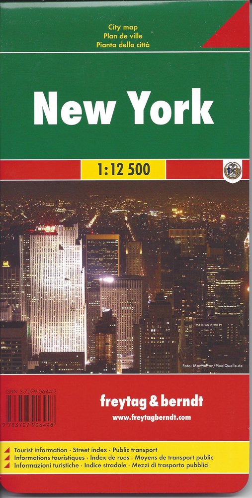 freytag & berndt Stadtpläne: New York: 1:12500: Touristische Informationen, Straßenverzeichnis, Öffentliche Verkehrsmittel Leisure, Home & Garden