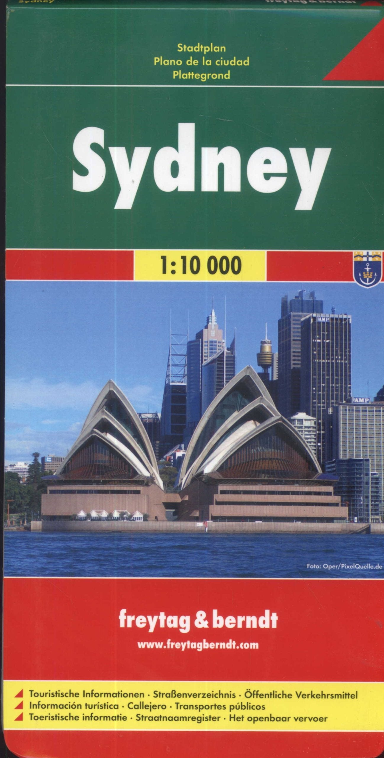 Sydney: 1:10000: Touristische Informationen, Straßenverzeichnis, Öffentliche Verkehrsmittel Leisure, Home & Garden
