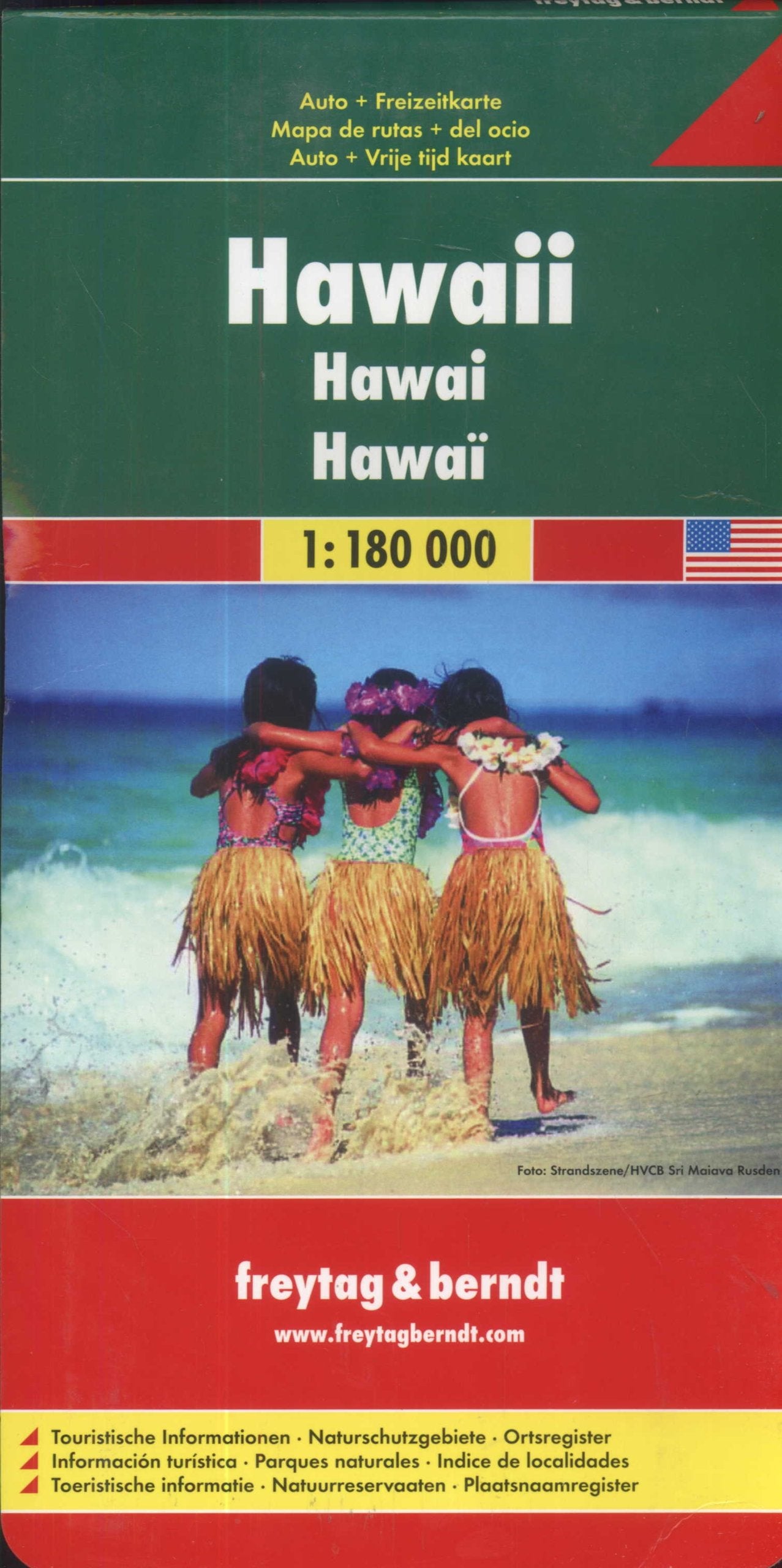 Hawaii: 1:180000 (freytag & berndt Auto + Freizeitkarten) Leisure, Home & Garden