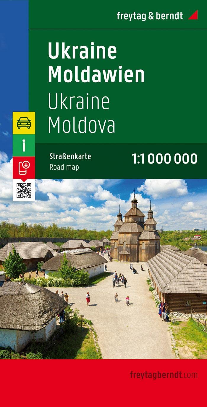 Ukraine - Moldawien, Autokarte 1:1 Mio. Leisure, Home & Garden