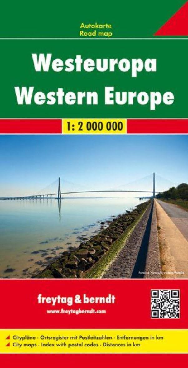 Westeuropa, Autokarte 1:2.000.000 Leisure, Home & Garden