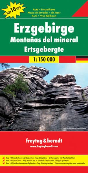 Erzgebirge: 1:150000 (freytag & berndt Auto + Freizeitkarten) Leisure, Home & Garden