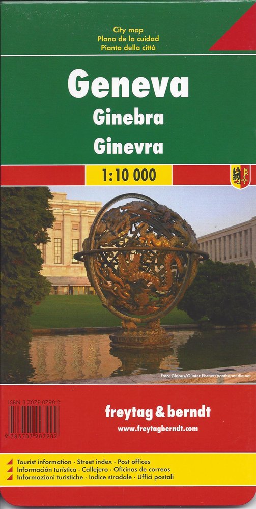 Genf 1 : 10 000. Stadtplan book