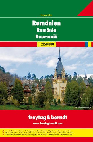 Rumänien Superatlas. 1:250 000. Leisure, Home & Garden