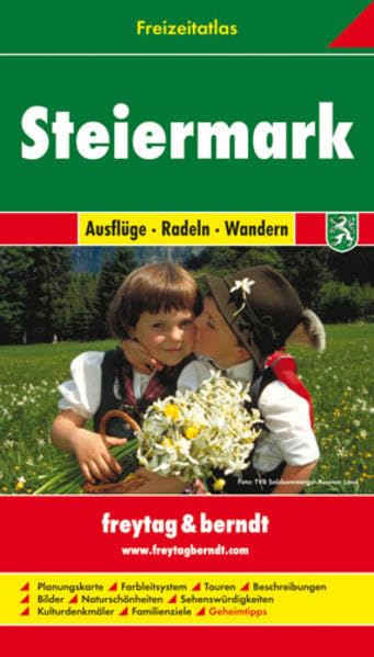 Freizeitatlas Steiermark. Ausflüge-Radeln-Wandern. 1:50 000-1:200 000. Leisure, Home & Garden