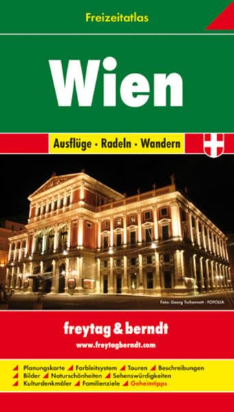 Freizeitatlas Wien. Ausflüge-Radeln-Wandern. 1:12 500-1:30 000. Leisure, Home & Garden
