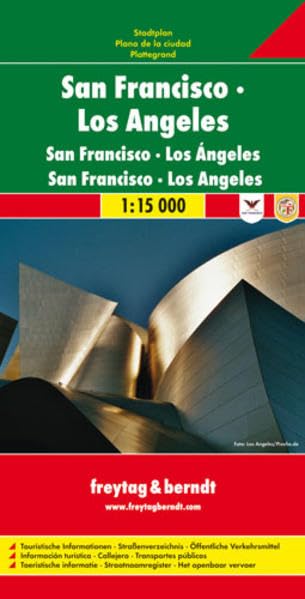 San Francisco - Los Angeles: 1:15000 (freytag & berndt Stadtplan) Leisure, Home & Garden