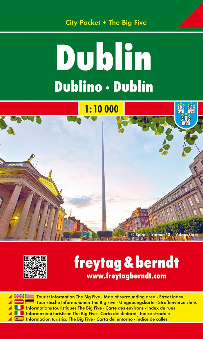 Dublin 1 : 10 000 City Pocket + The Big Five book