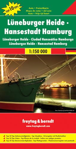 Lüneburger Heide - Hansestadt Hamburg 1 : 150 000. Auto- und Freizeitkarte Leisure, Home & Garden