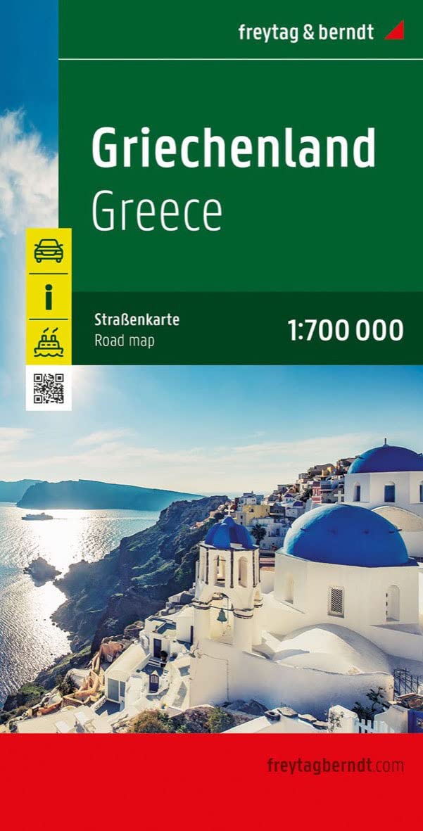 Griechenland, Straßenkarte 1:700.000, freytag & berndt book
