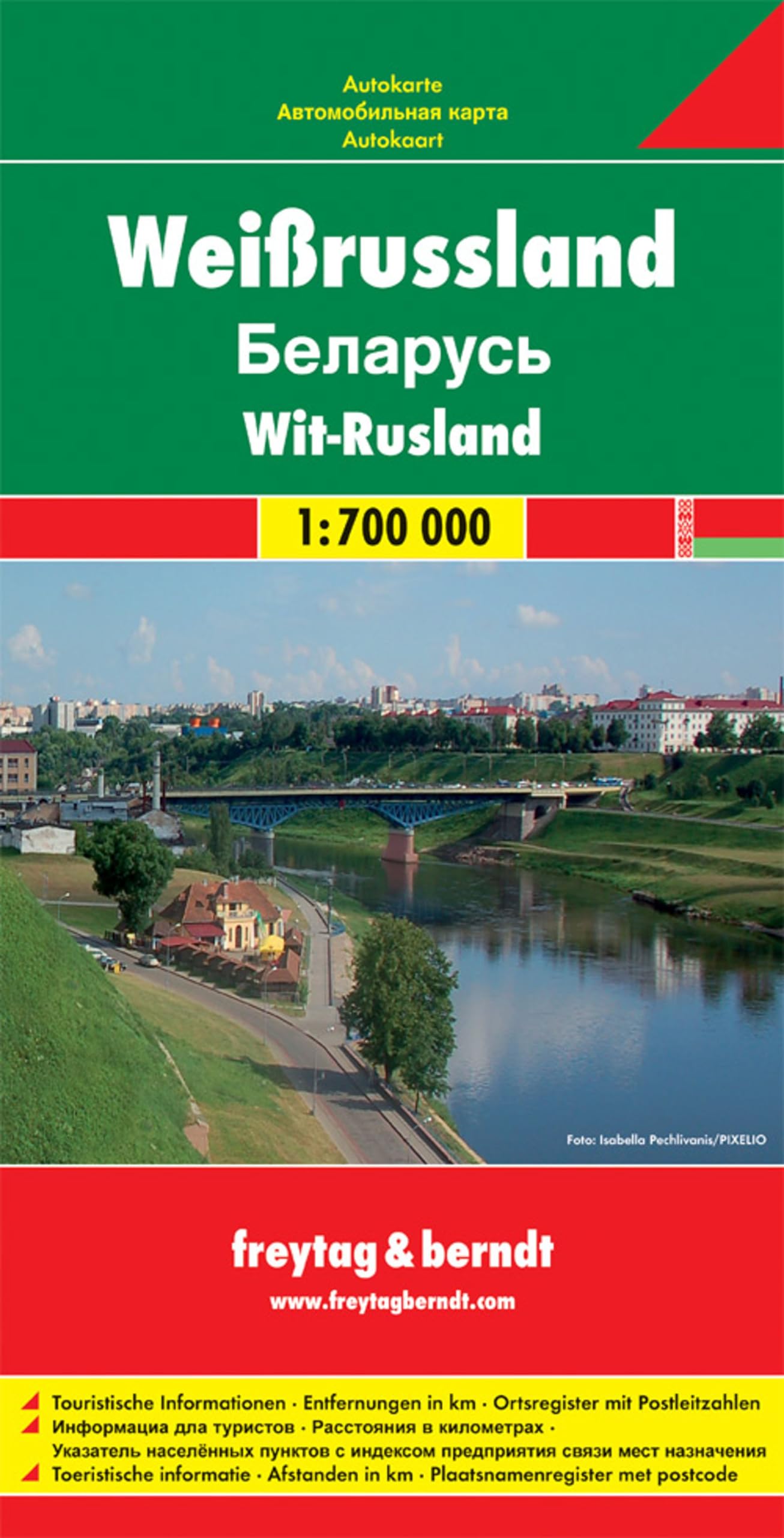 freytag & berndt Straßenkarte Weißrussland 1:700.000 Leisure, Home & Garden