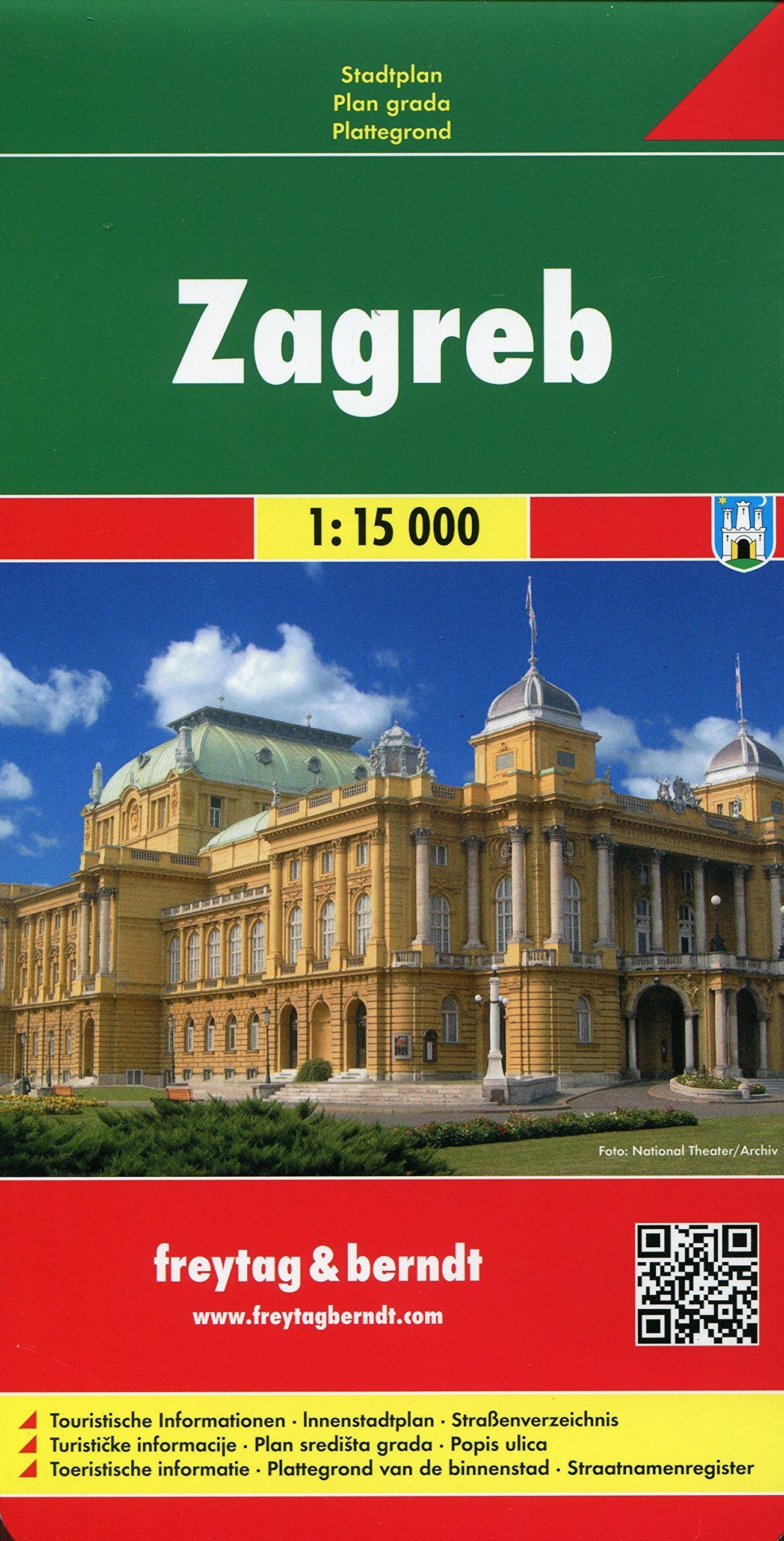 Zagreb 1 : 15 000 Leisure, Home & Garden