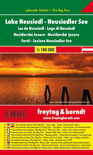 Neusiedler See, Lakeside Pocket + The Big Five: 1:75000 (freytag & berndt Auto + Freizeitkarten) Leisure, Home & Garden