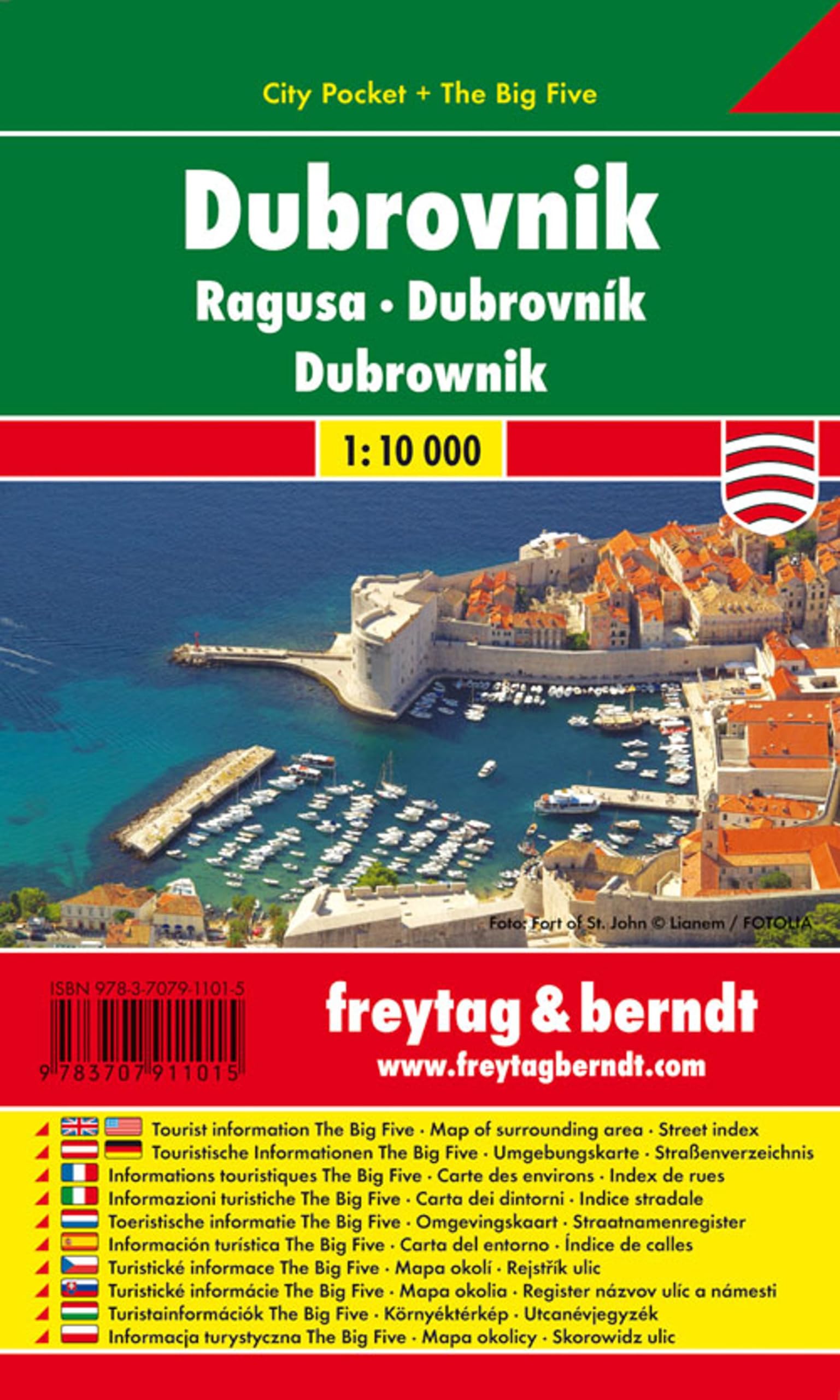 freytag & berndt Innenstadtplan Dubrovnik 1:10.000 Leisure, Home & Garden