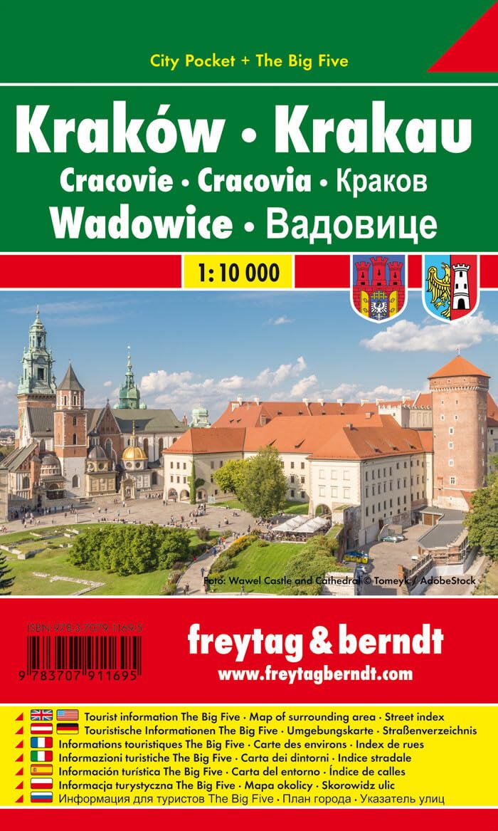 Krakau - Wadowice, City Pocket , Stadtplan 1:10.000: Stadskaart 1:10 000 (freytag & berndt Stadtpläne) Leisure, Home & Garden