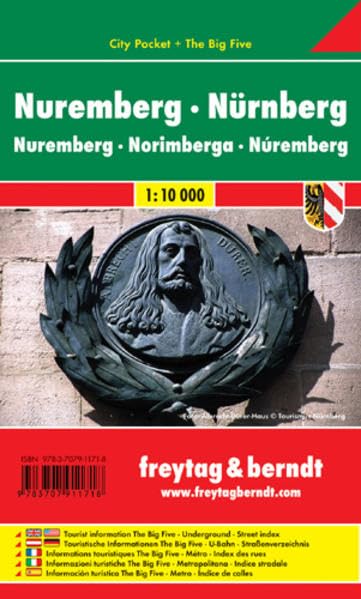 Nürnberg, City Pocket + The Big Five: 1:10000 (freytag & berndt Stadtplan) Leisure, Home & Garden