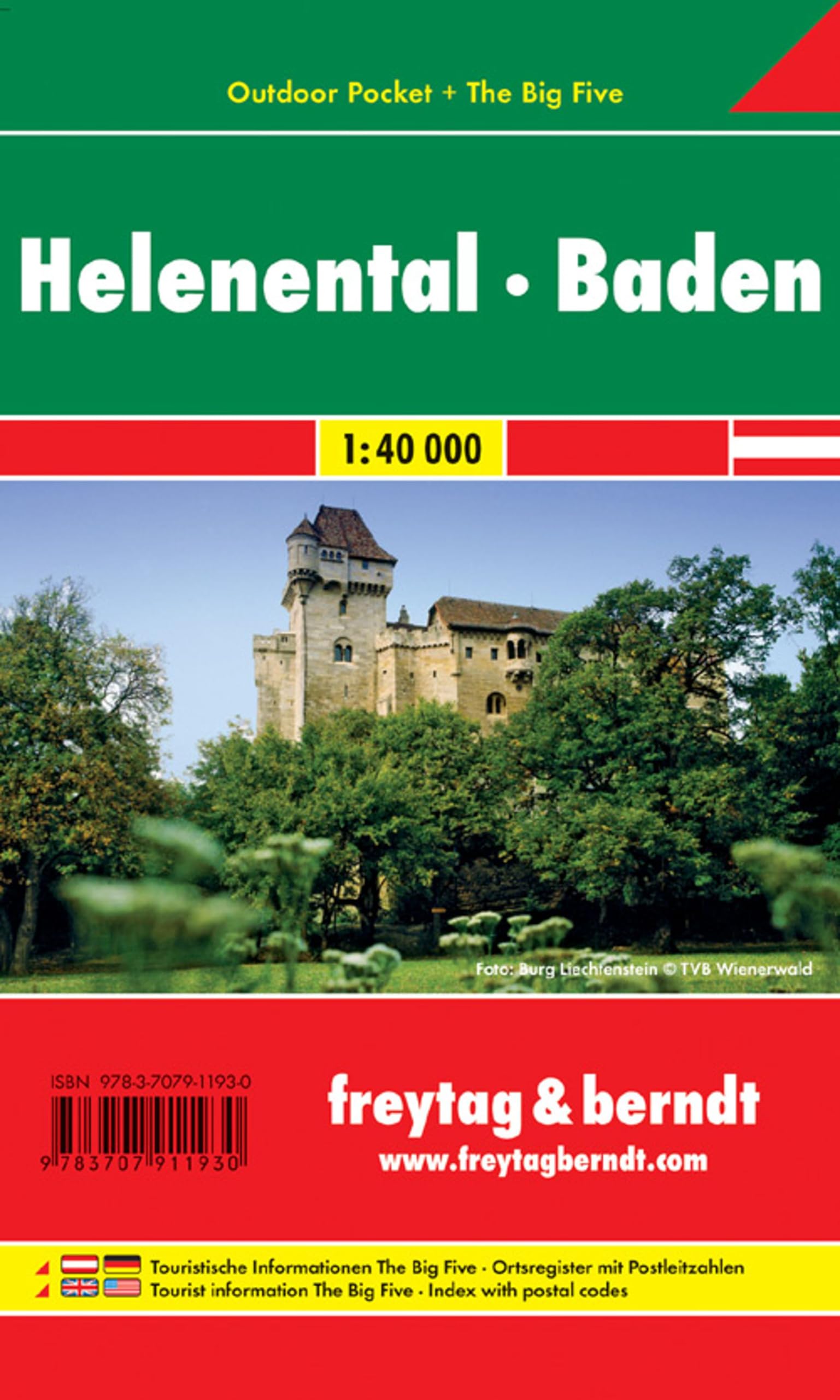 freytag & berndt Wanderkarte WK 012 OUP Helenental - Baden 1:40.000 Leisure, Home & Garden