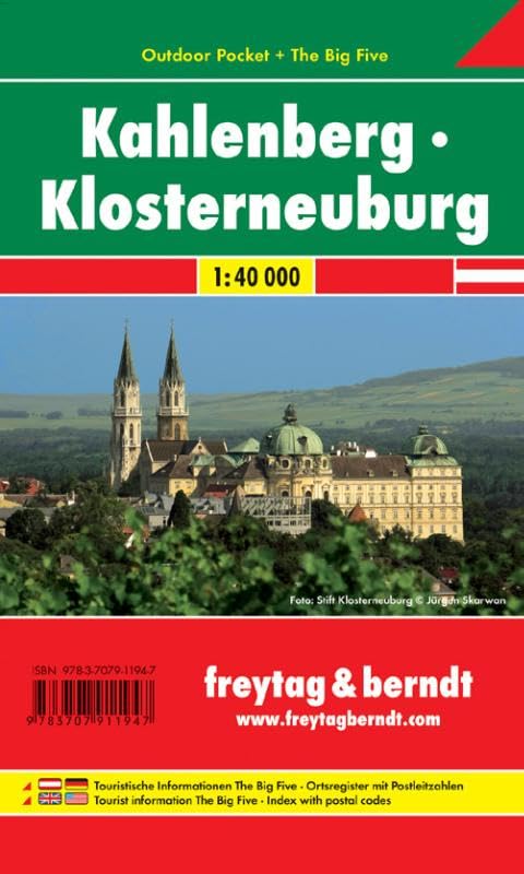 freytag & berndt Wanderkarte WK 011 OUP Kahlenberg - Klosterneuburg 1:40.000 Leisure, Home & Garden