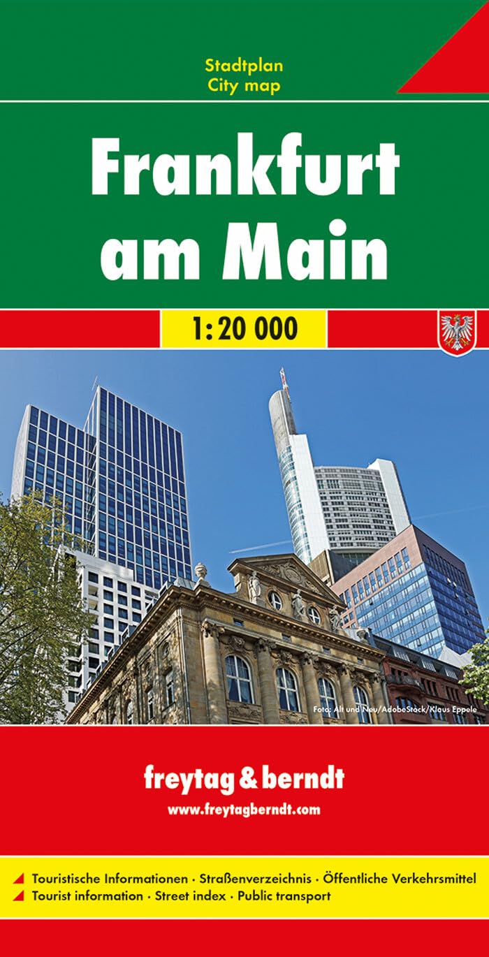 Frankfurt am Main, Stadtplan 1:20.000 Leisure, Home & Garden